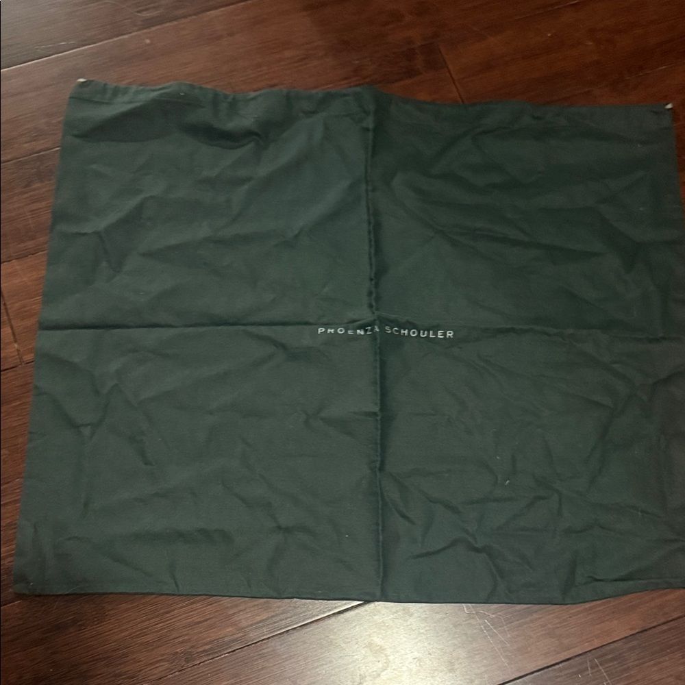 Proenza Schouler Dust Bag LIKE NEW - Black with White Logo Large Drawstring Bag
